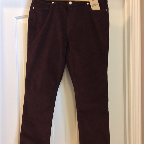 🆕Levi Classic midrise cords w32/l30, dark purple. - Picture 2 of 6
